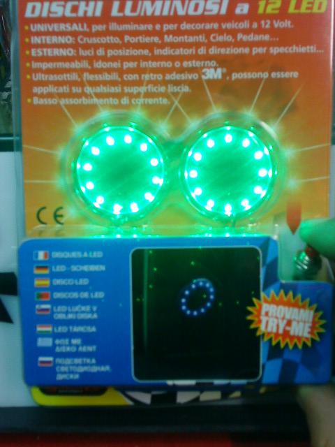 DISCOS LUMINOSOS VERDES